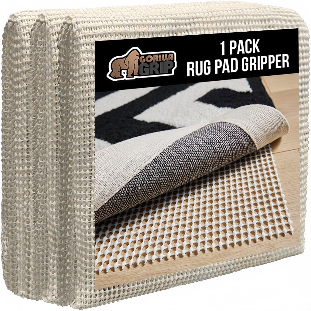 GORILLA GRIP Strong Rug Pad Gripper for Safe Area Rugs