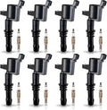 ENA 8 Ignition Coil Pack and Iridium Spark Plug Set - Ford 5.4L