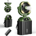 Portable Misting Fan Rechargeable for Hot Weather - 9in Swivel Camping