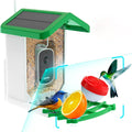 Smart Bird Feeder with AI Species ID & Solar Panel, Capture Motion Instantly