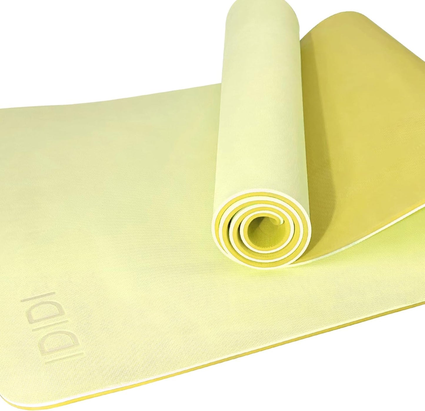8mm Thick Non-Skid Yoga Mat with Easy-Cinch Strap