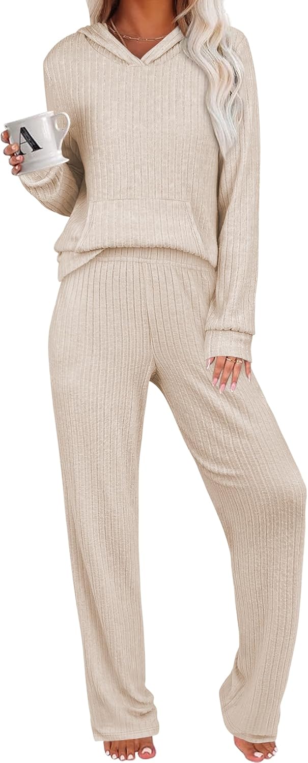ANRABESS Women's 2 Piece Lounge Pajama Sets for Comfort