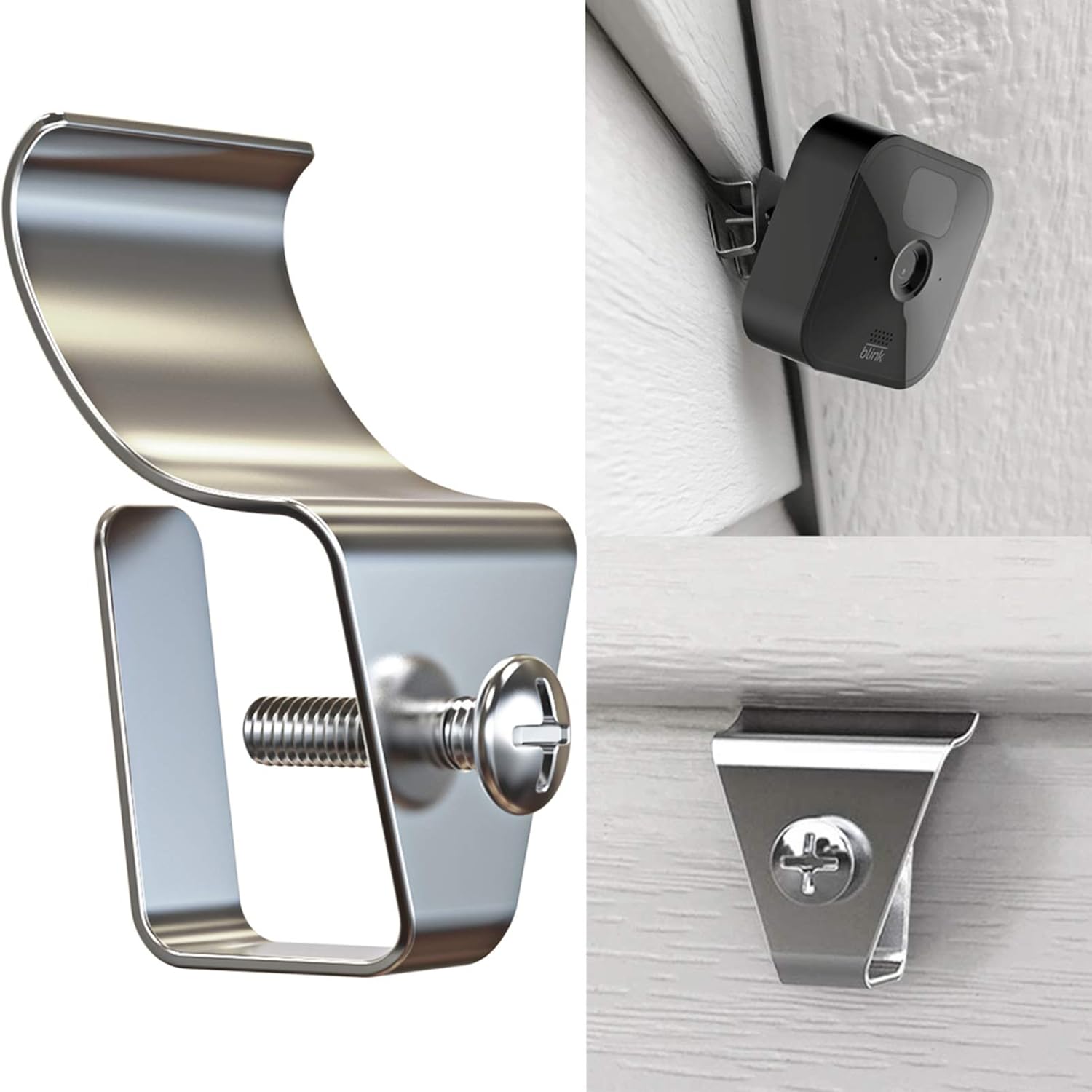 Blink Outdoor Camera Mount Hooks - No Drilling Needed! (12 Pack)