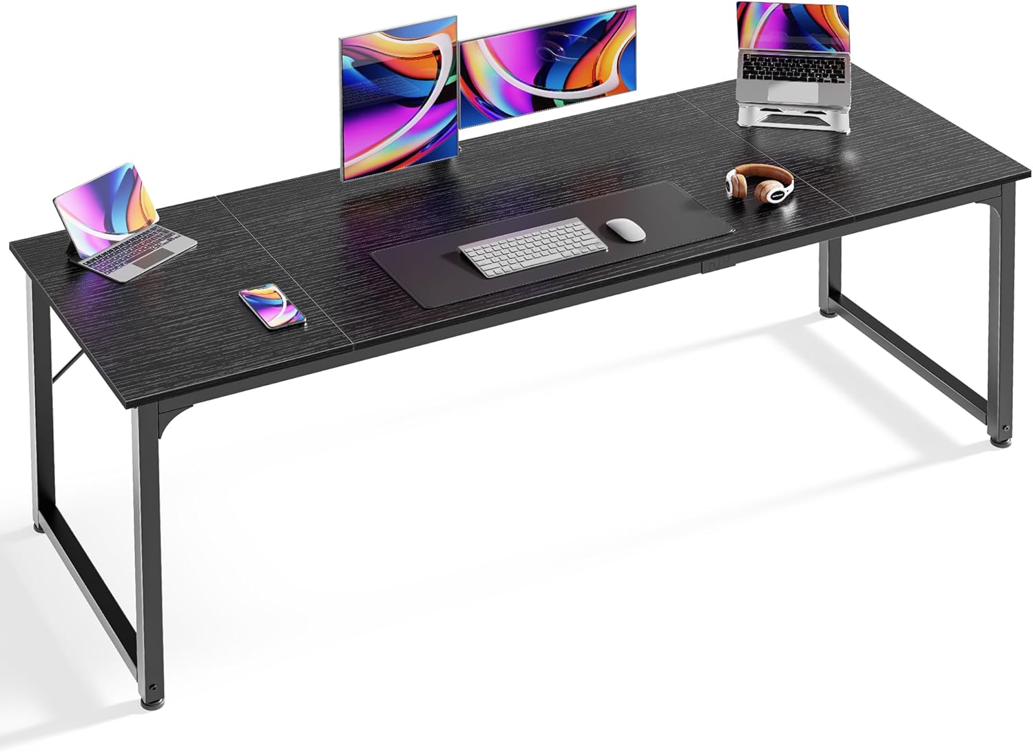Huuger 70 Inch Computer Desk for Home Office and Gaming Setup