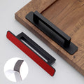 5 Inch Matte Black Self-Adhesive Cabinet Handles 12 Pack - Drill Free