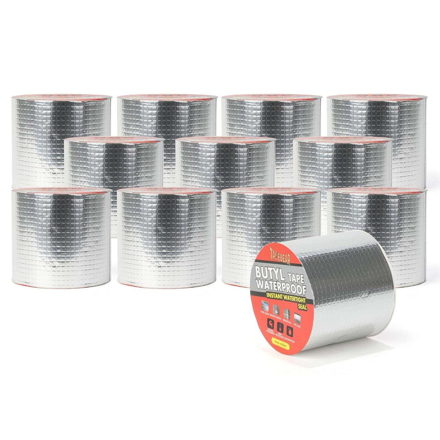 12 Rolls Butyl Tape Waterproof Sealing Tape for RV Repair