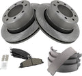 TRQ Rear Brake Pad & Rotor Kit for Dodge Ram 2500 3500 2009-2018