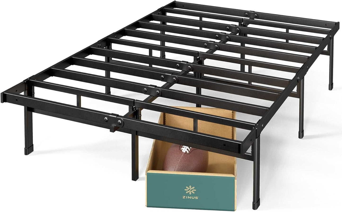 ZINUS Justin 14 Inch Mattress Foundation for Ultimate Support