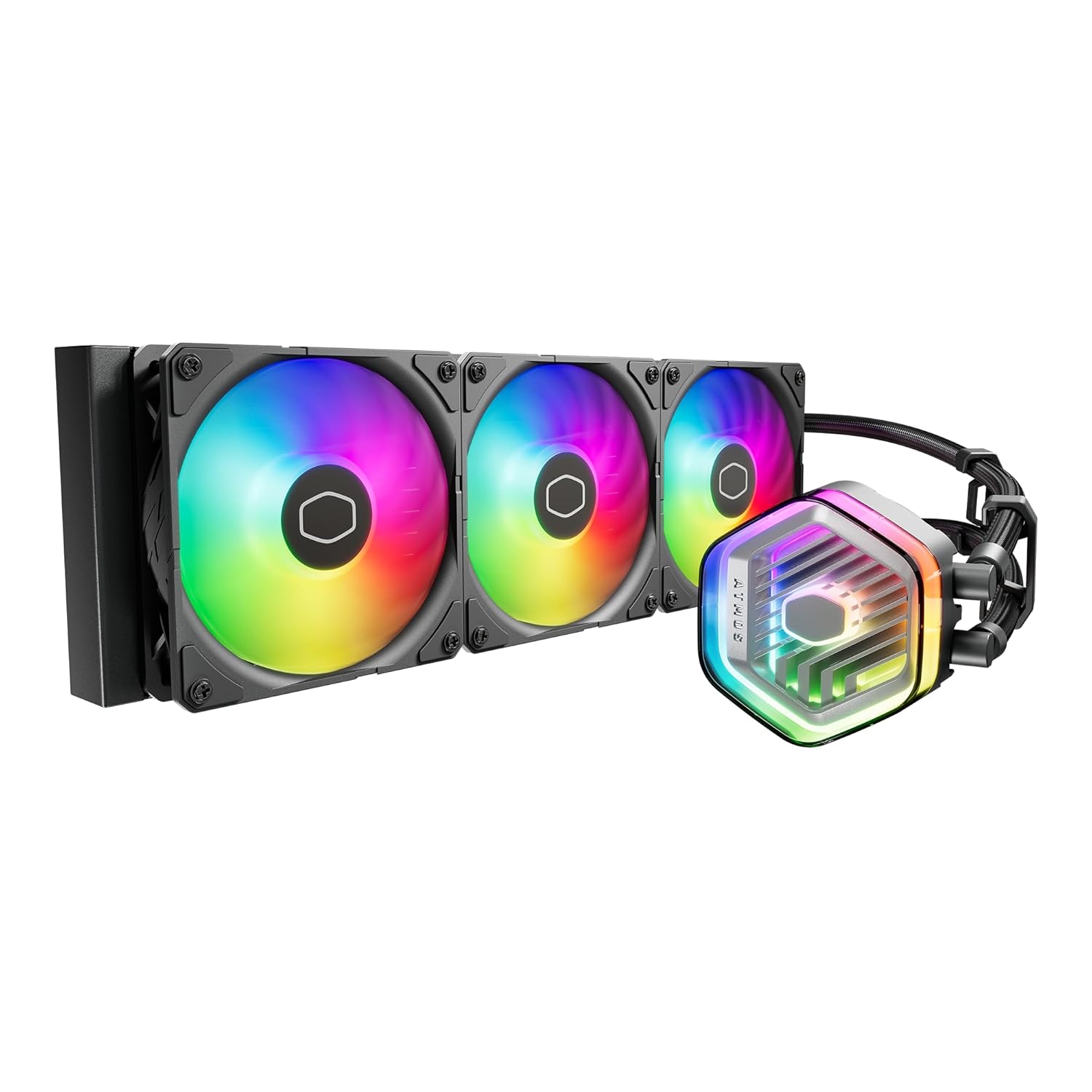 Cooler Master 360 Atmos AIO Liquid Cooler for R9 and i9 CPUs
