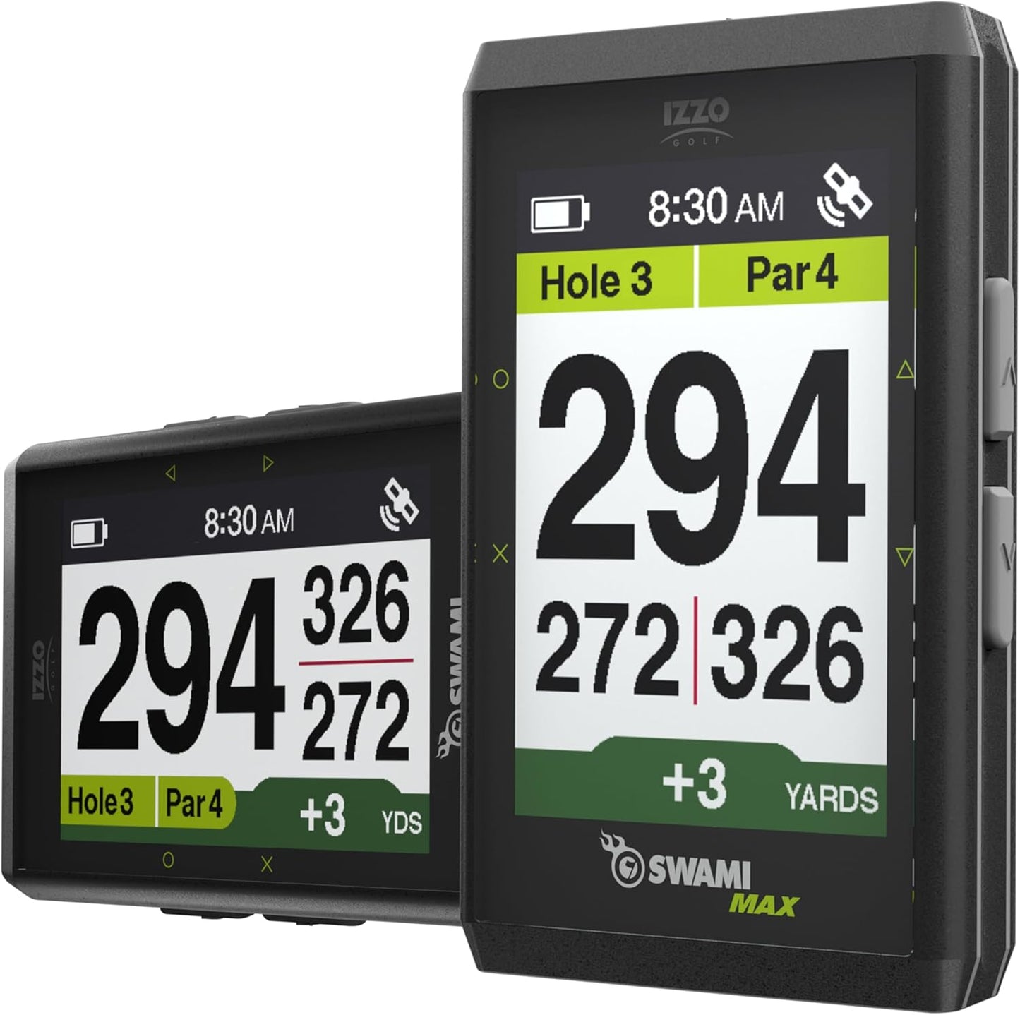 IZZO Swami Max Golf GPS - Large Screen, Accurate Distances