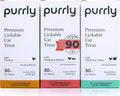 Purrly Low Calorie Lickable Cat Treat Topper Variety Bundle - Healthy