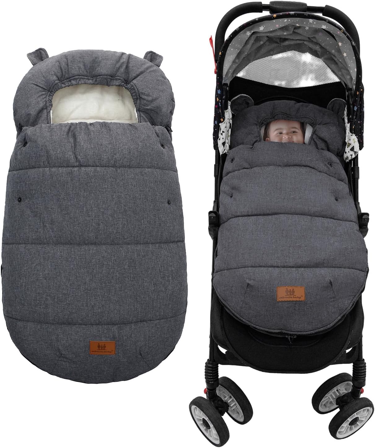 Universal Footmuff for Stroller - Warm Sleeping Bag for Toddlers