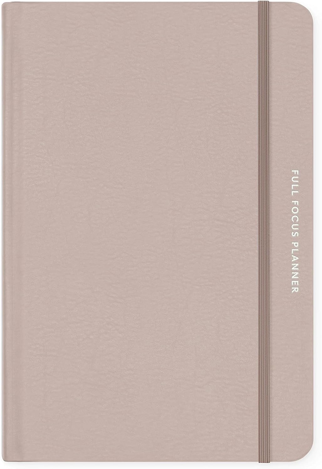 Full Focus Stone Leather Planner for Achieving Your Goals
