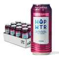 HOP WTR Sparkling Hop Water Black Cherry 12 Pack for Refreshment