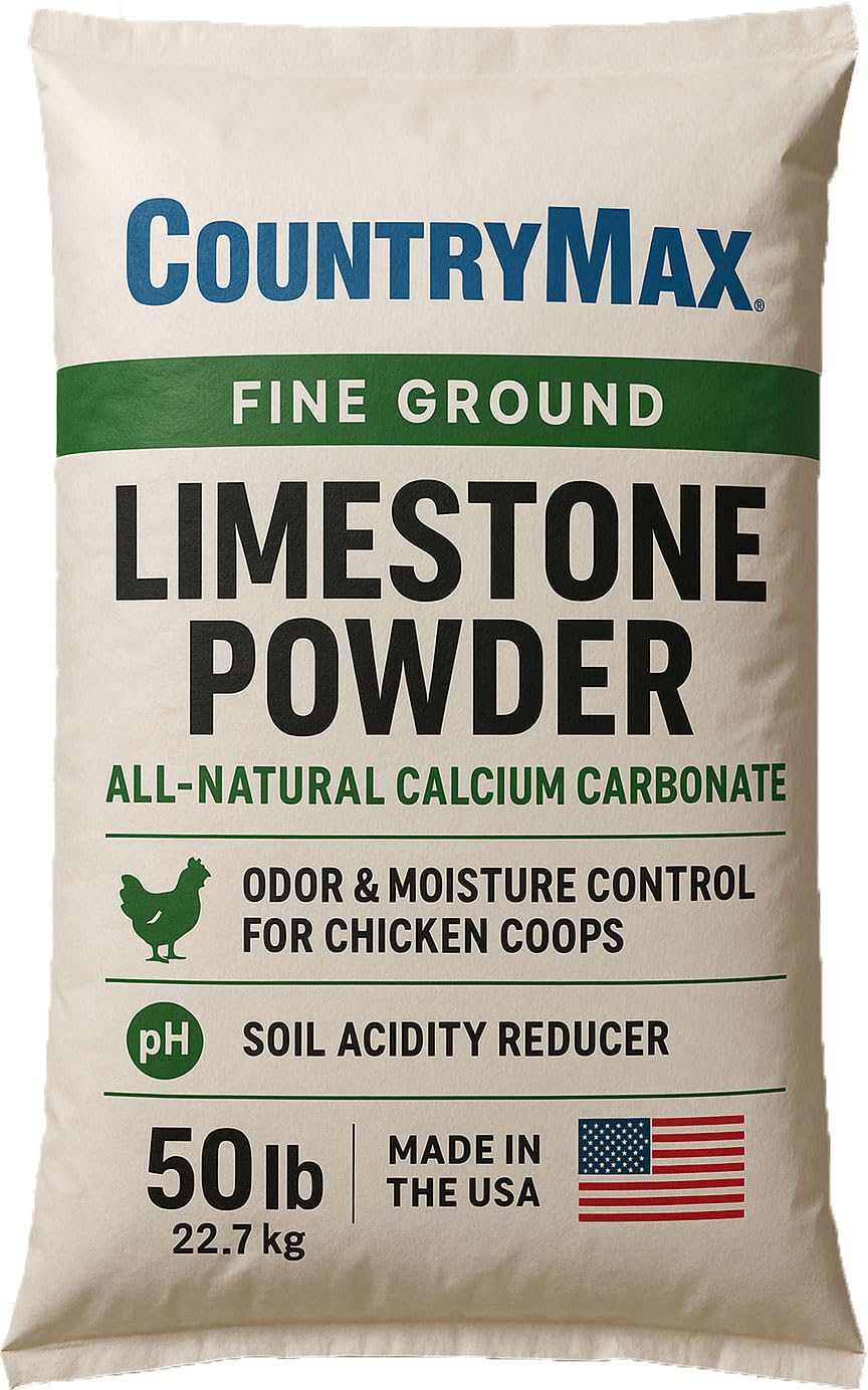 Fine Ground Limestone Powder for Lawns and Gardens 50 lb Bag