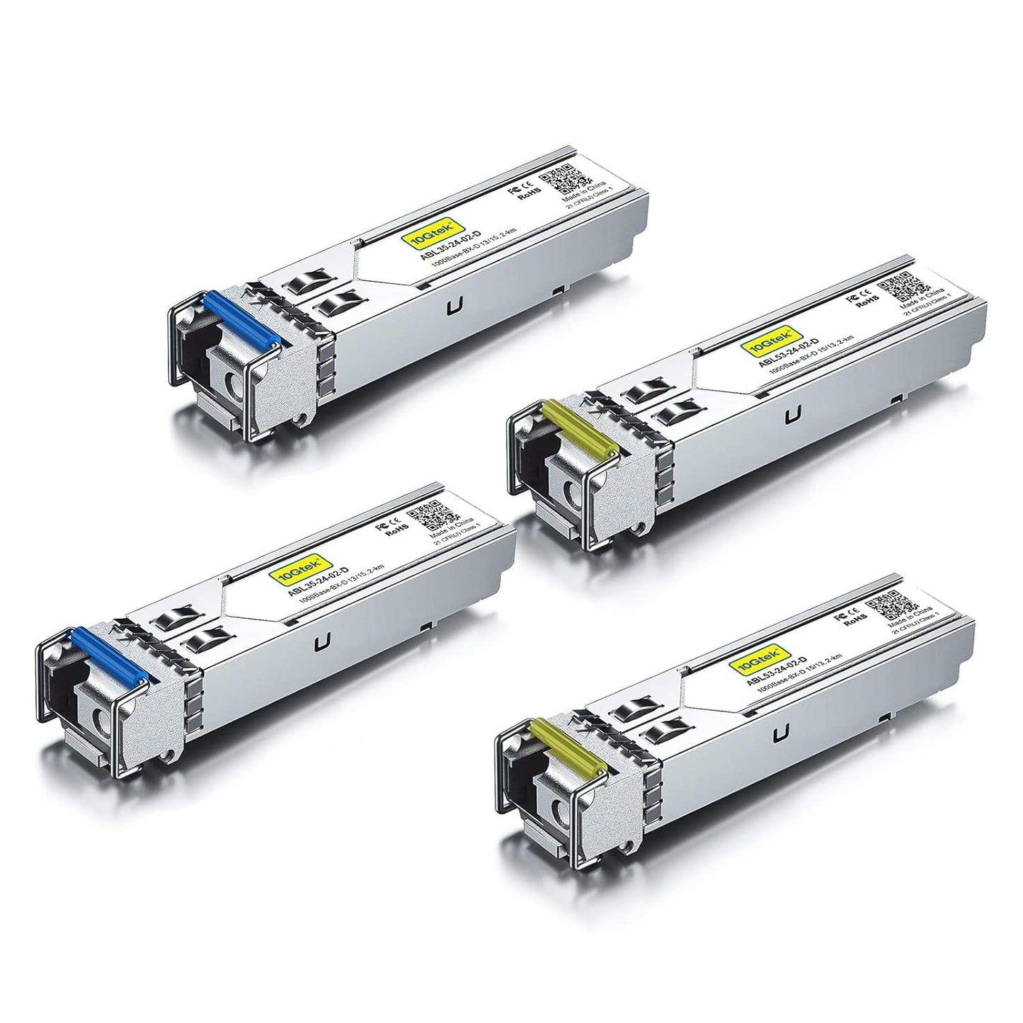 10Gtek 1.25G SFP Bidi Transceiver for Cisco and Ubiquiti Devices