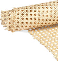 Light Yellow 17.7in Cane Webbing Roll 3.3ft - Natural Rattan for DIY