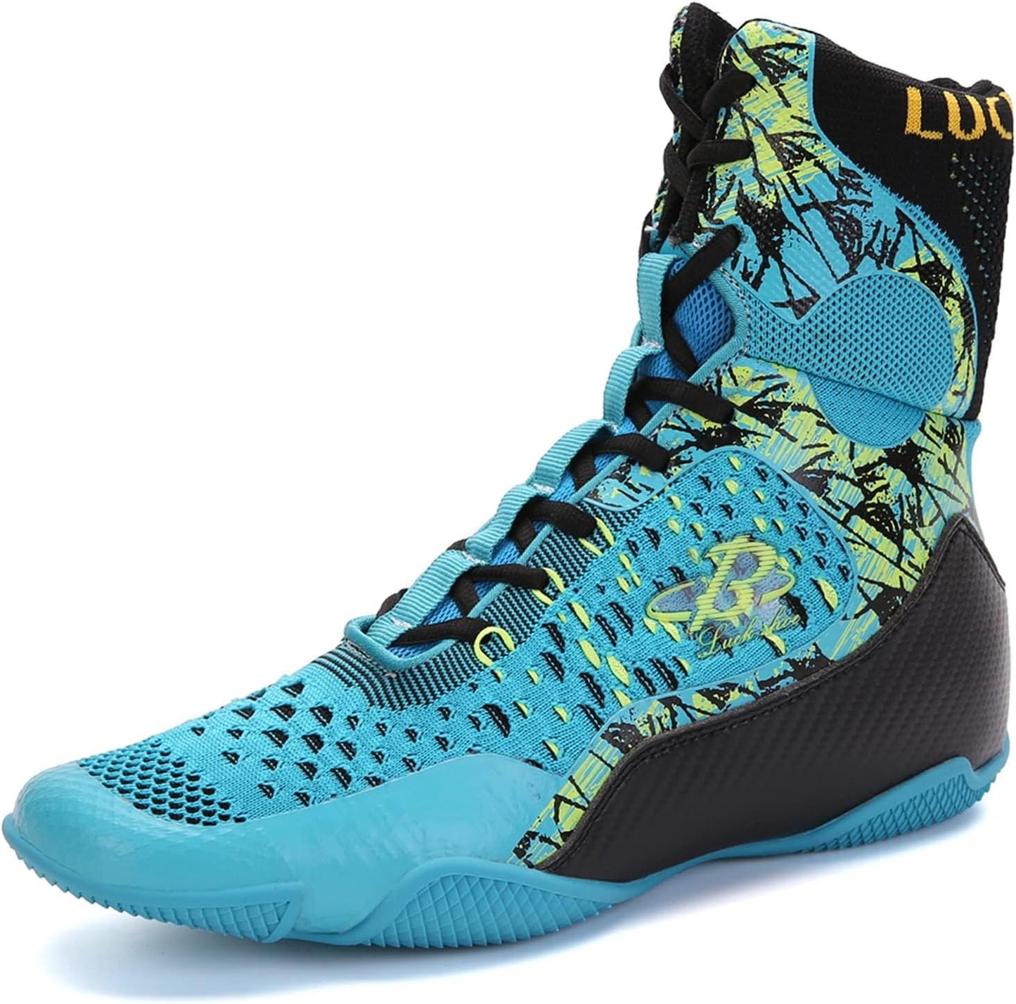 Men's Boxing Shoes High Top Lightweight for Training & Combat Sports