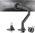 Single Monitor Arm with USB A/C for 17 to 57 in Ultrawide Monitors