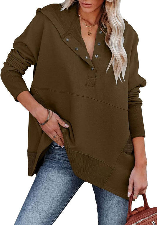 Oversized Pullover Hoodies for Women - Comfy Fall Fashion