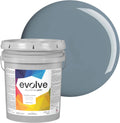 EVOLVE Paint & Primer Slate Blue 5-Gallon - Low Sheen, One-Coat