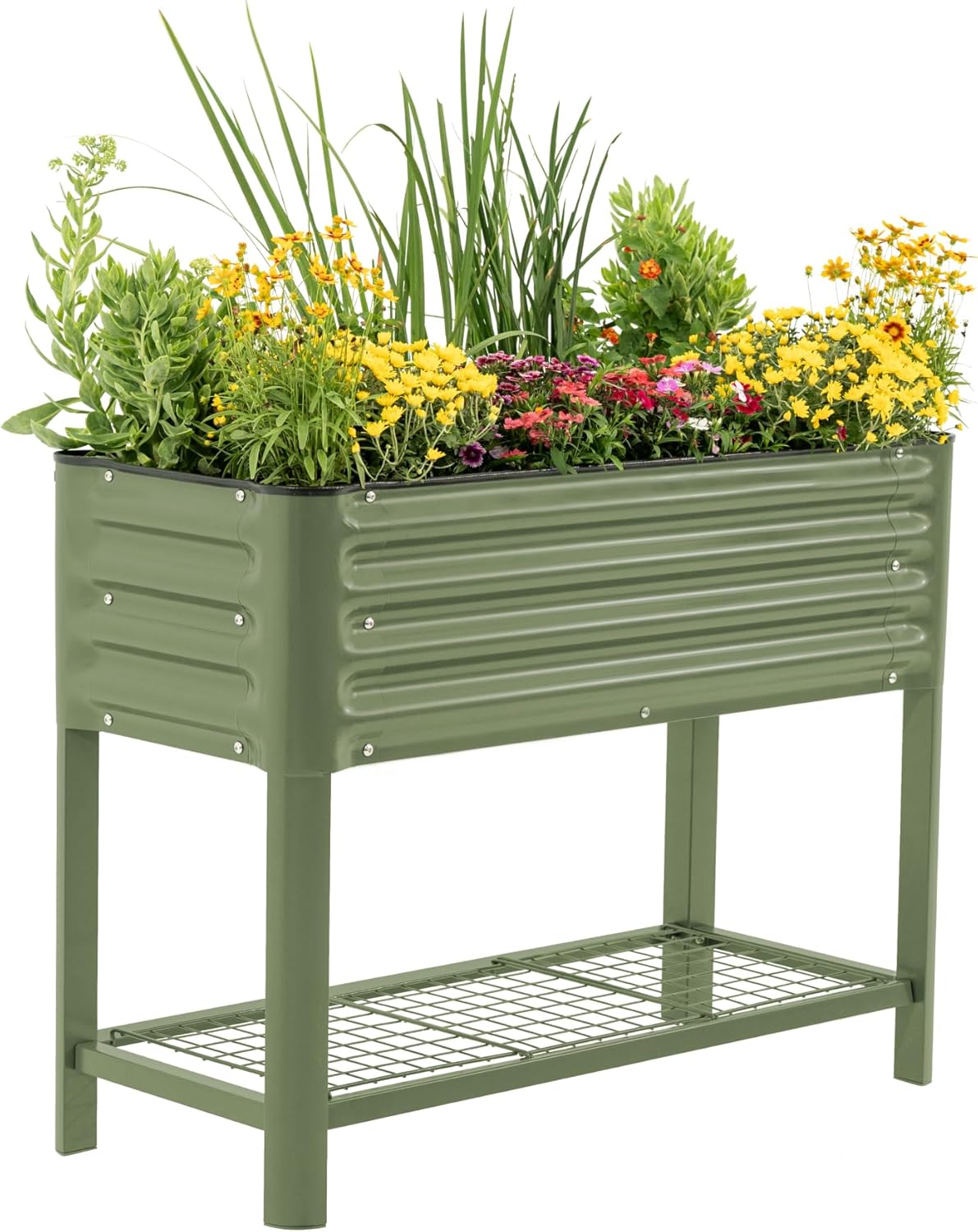 Elevated Raised Garden Bed Slim Series for Herbs and Vegetables