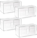 4Pack Acrylic Countertop Paper Towel Holder - Clear Multifold