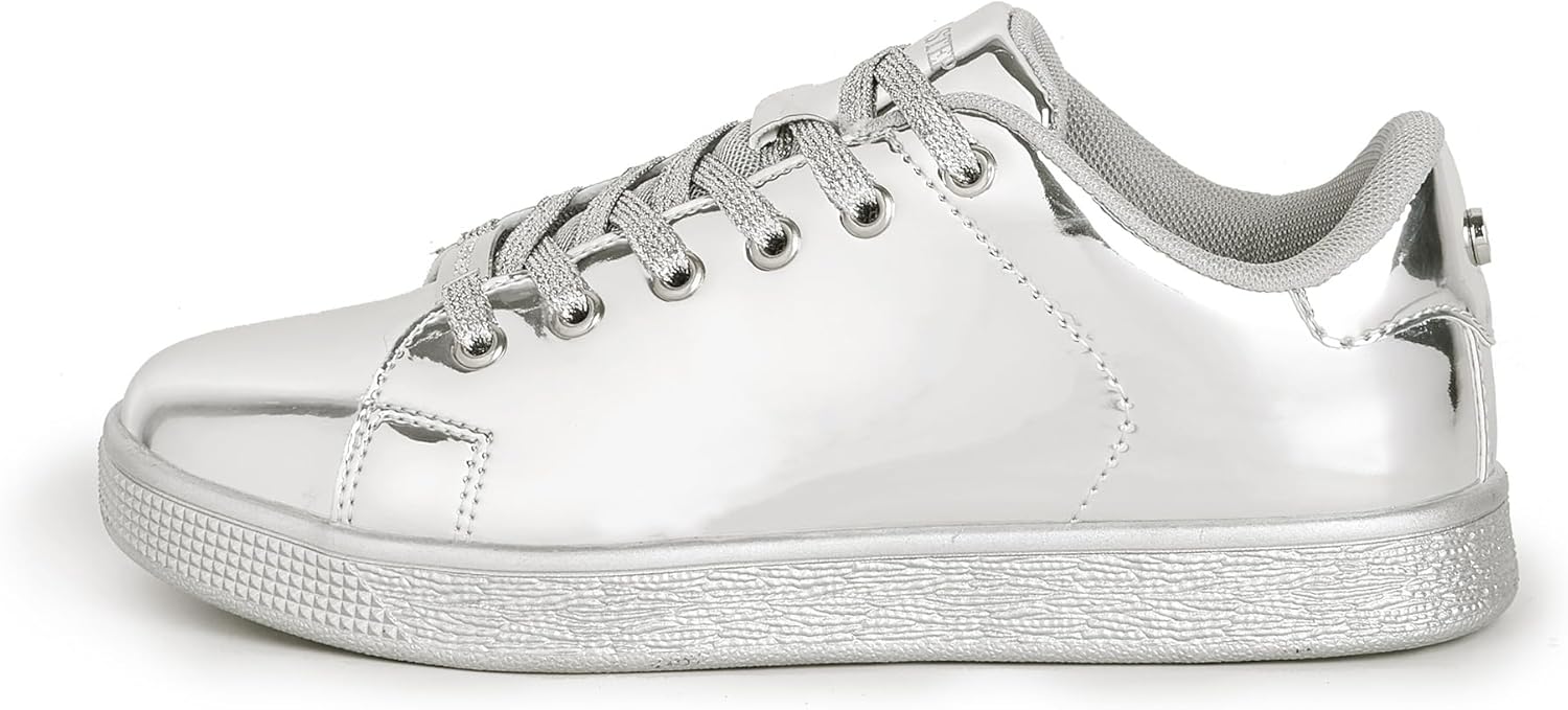 LUCKY STEP Glitter Shoes Sparkly Bling Fashion Sneakers for Women