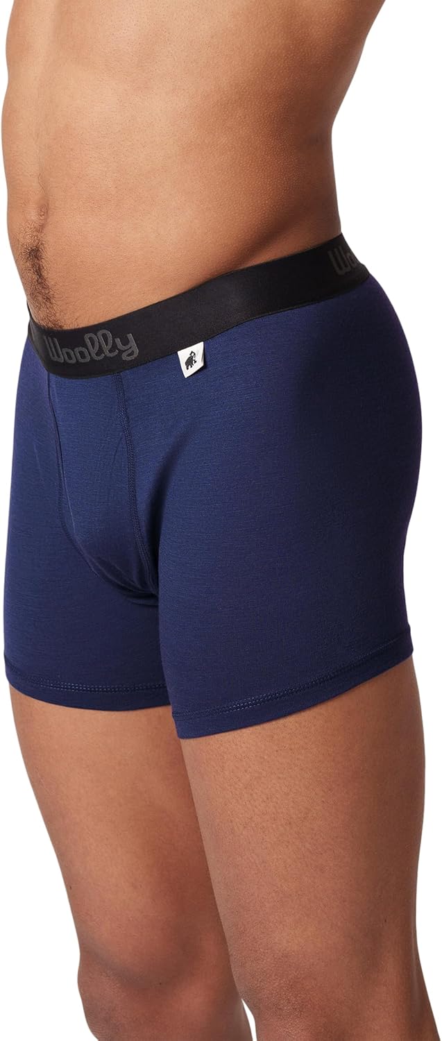 Men's Merino Boxers by Woolly - Soft, Stink Free Comfort