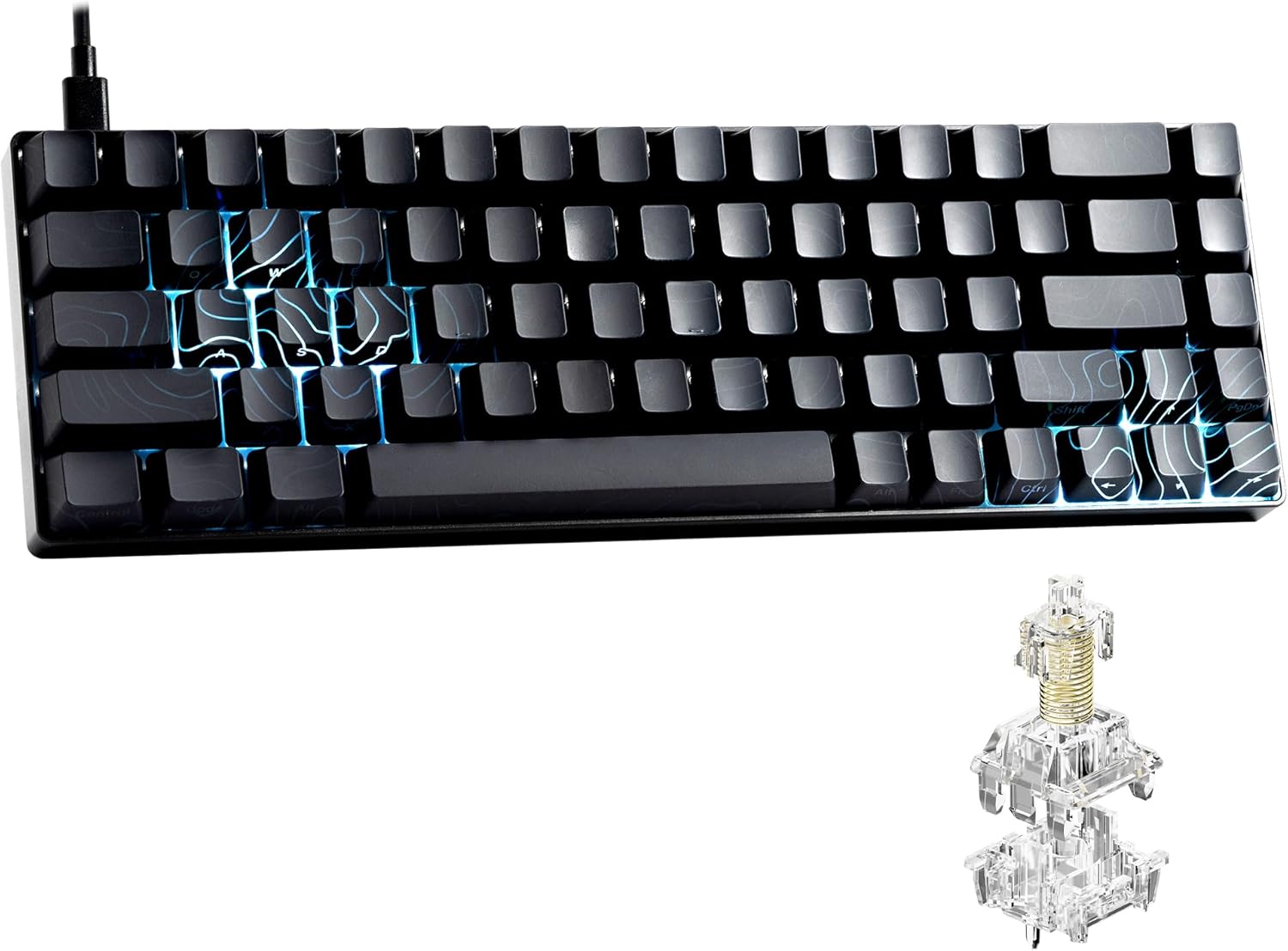 XVX HE68 Max Rapid Trigger Keyboard for Gaming and Typing