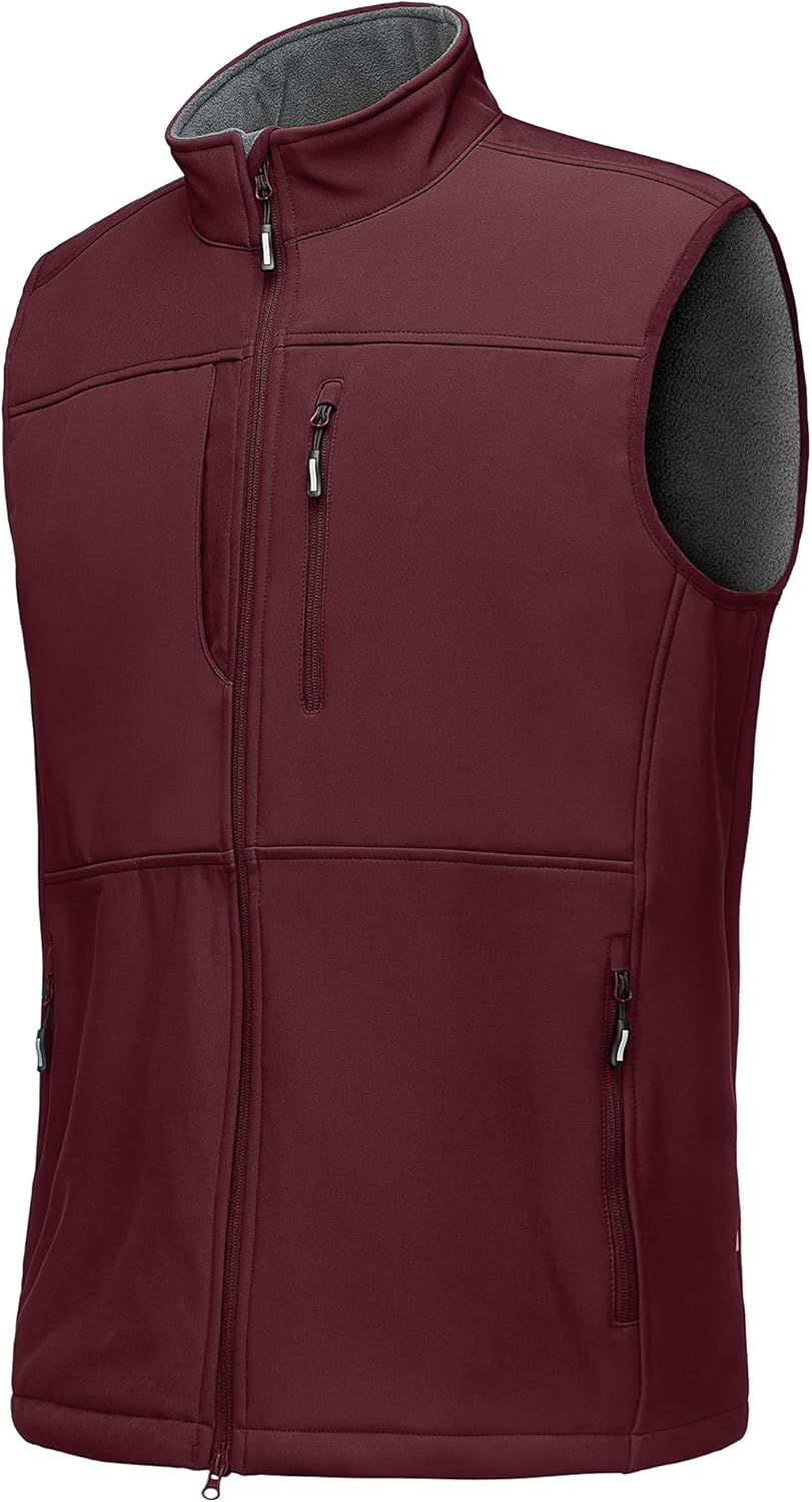 Outdoor Ventures Men's Running Vest - Lightweight Windproof Jacket