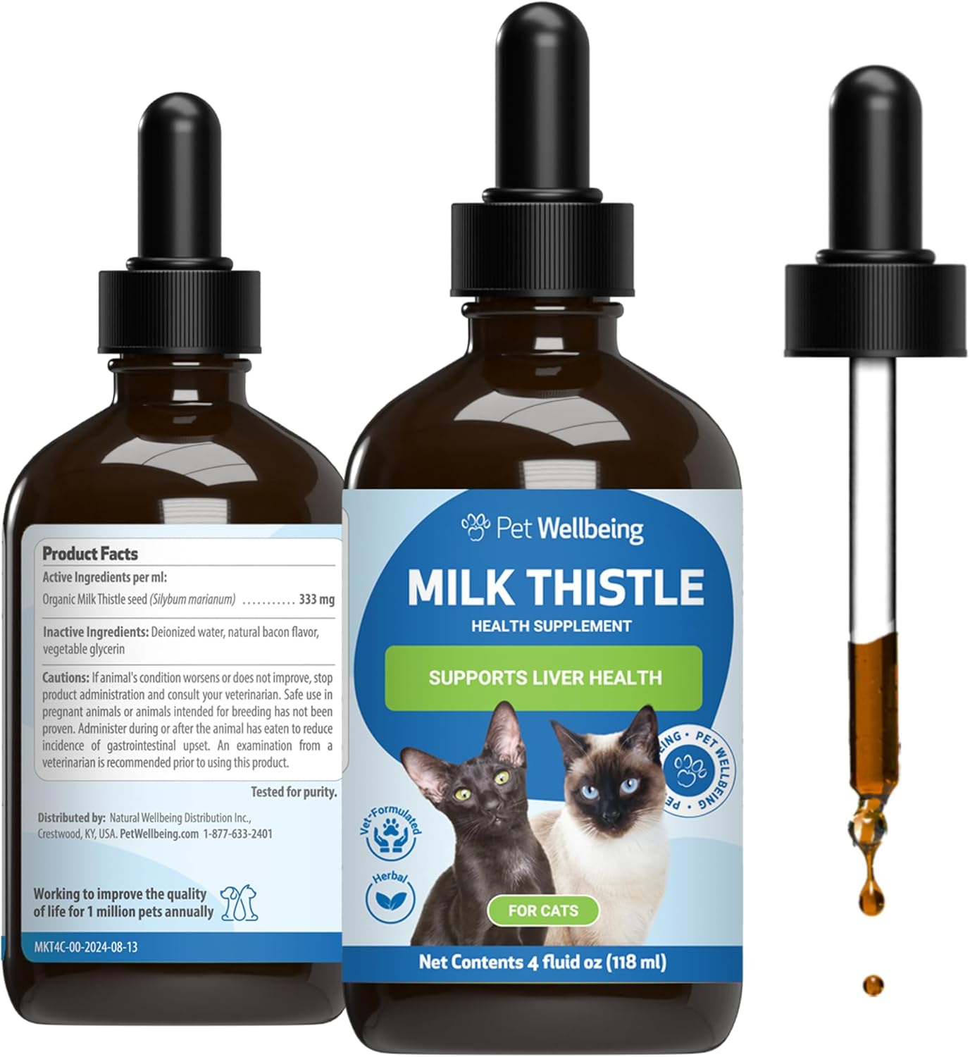 Organic Milk Thistle for Cats - Supports Healthy Liver Function