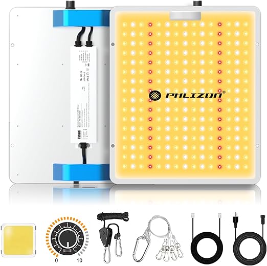 Phlizon PL1000 Plant LED Grow Light for Indoor Plants 2x4ft