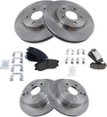 Front and Rear Ceramic Brake Pad and Rotor Kit for 2007-2015 SUVs