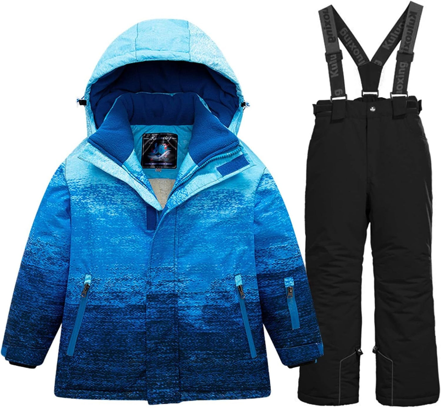 Boys Ski Jacket Snow Jacket Pants Suits for Winter Sports