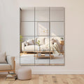 Delma Home Gym Mirrors - 12ft' x 12ft' Frameless Mirror Tiles