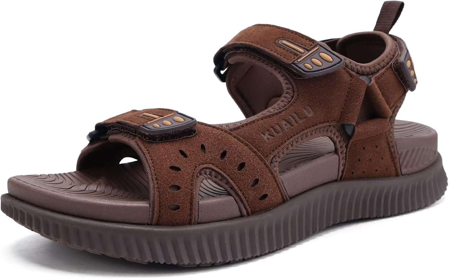 KuaiLu Mens Hiking Sandals with Arch Support for Summer Comfort