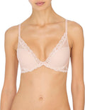 Natori Feathers Lace Plunge T-Shirt Bra - Smooth, Supportive Fit IA