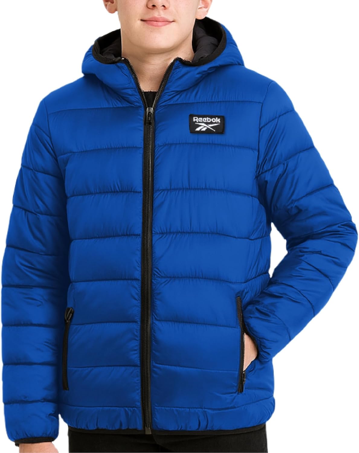Reebok Boys Winter Coat - Lightweight Insulated Puffer Jacket