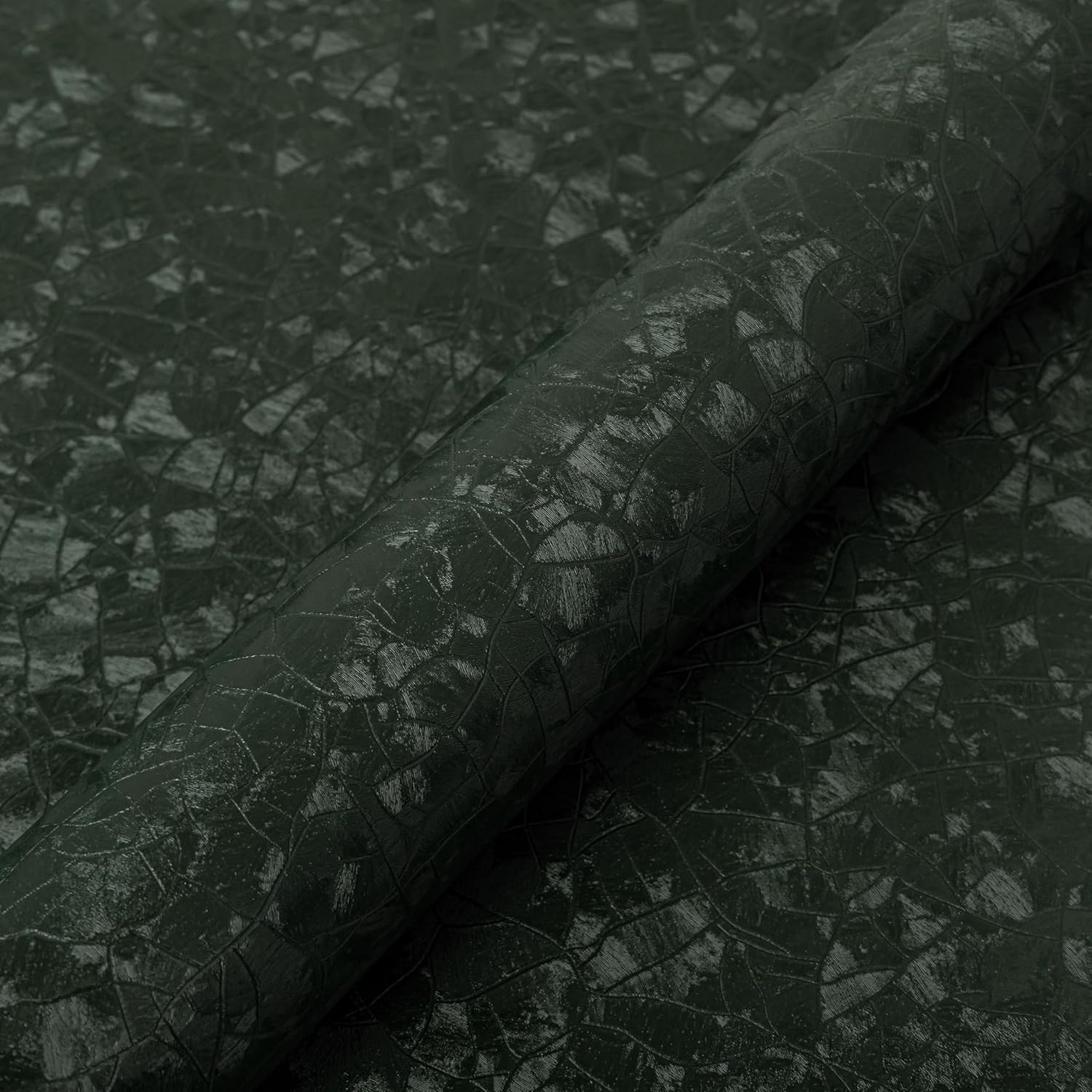 Abyssaly Dark Green Peel and Stick Wallpaper for Home Decor