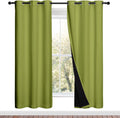 NICETOWN Full Shade Curtain Panels, 37in x 70in Pair - True Blackout