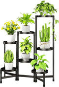 7 Tier Metal Plant Stand Indoor Corner Rotatable Shelf - Space Saver