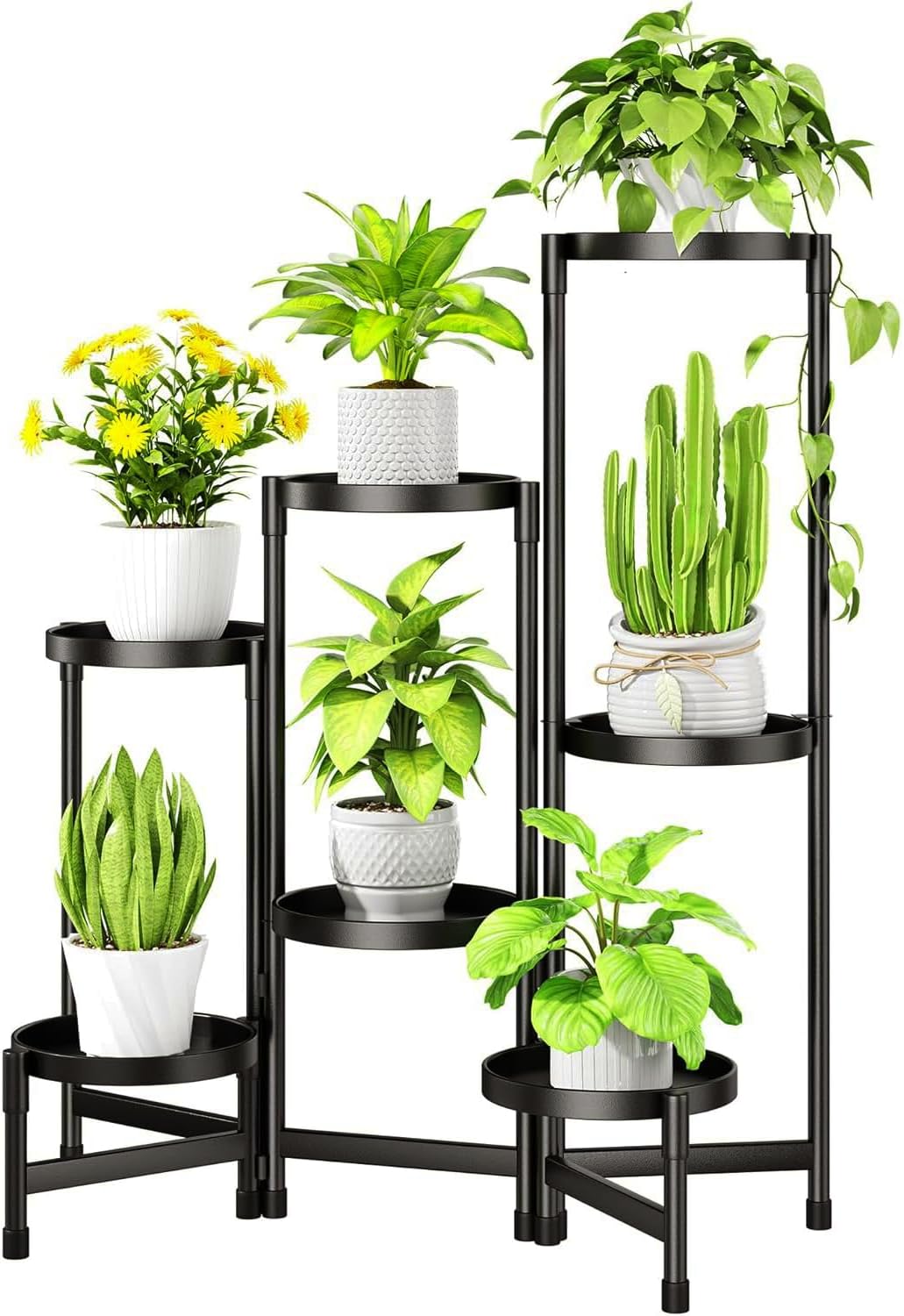 7 Tier Metal Plant Stand Indoor for Versatile Home Display