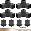 Pergola Kit 3-Way Right Angle Corner Bracket Post Base Kit - Stable
