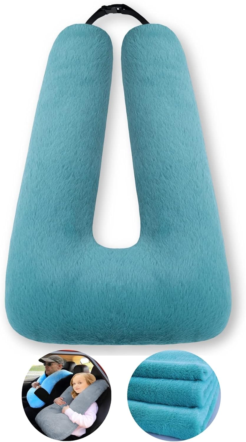 Travel Pillow for Kids and Adults - Comfortable Car Sleeping Aid