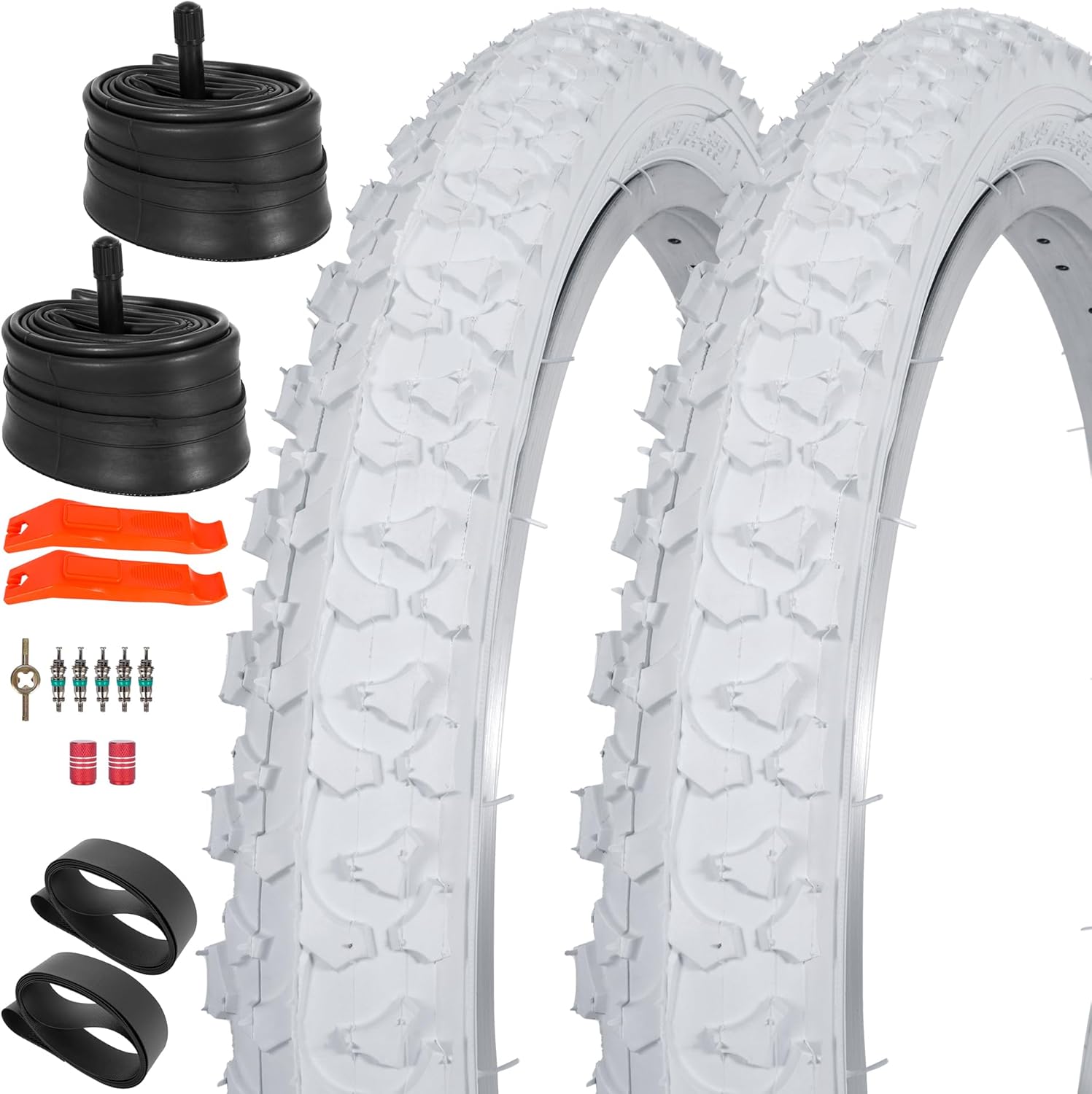 18x1.95 Off-Road Bike Tires and Tubes for Mountain Bikes