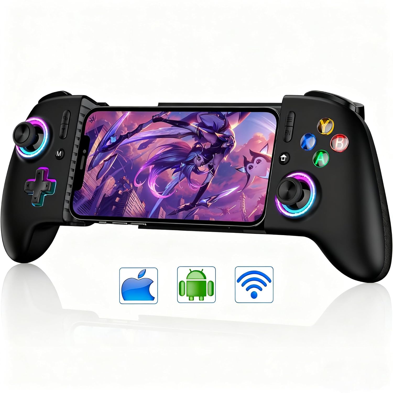 Anti-Drift Wireless Gaming Controller for iPhone and Android