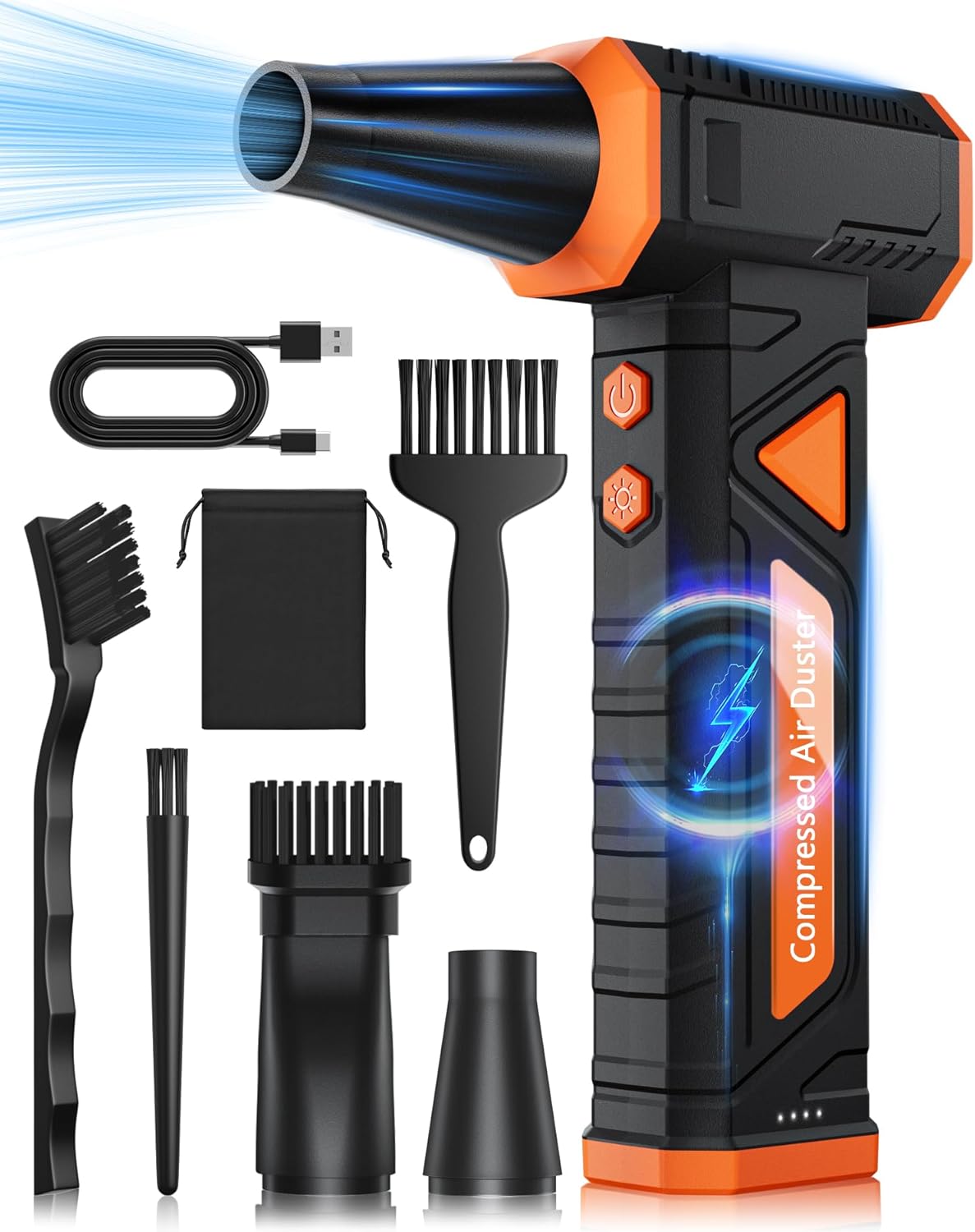 Compressed Air Duster for Efficient Cleaning of Devices