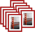 8x10 Picture Frame Set of 9 - Versatile Wall or Table Display