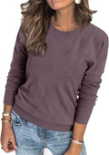 Soft Knit Sweater Pullover Dressy Casual Tops - Lightweight Comfort